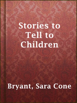 cover image of Stories to Tell to Children